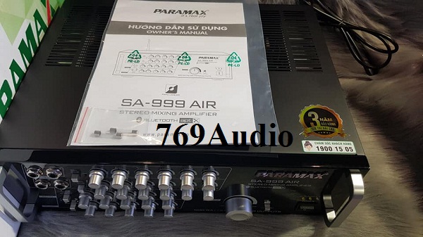 HDSD ampli paramax sa 999 air