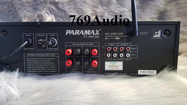 amply paramax karaoke sa 999 air