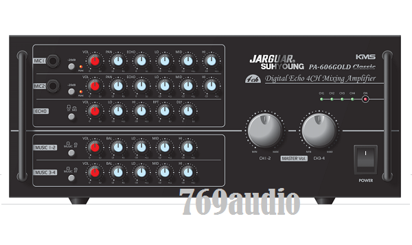 Amply Jarguar KMS 606 gold classic (Cty Komi Sound)