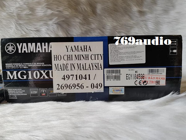 Tem và giấy bảo hành chính hãng Mixer Yamaha MG10-XU
